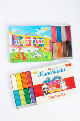Пластилін, 16 кольорів, 320 г